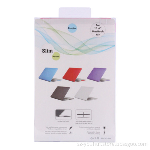 New&Hot rainbow spray color hard case for Macbook 11.6" air case with free gift case cover